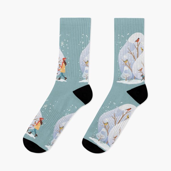 Item preview, Winter Walking With Dog designed and sold by AnulaArt.