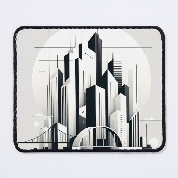Item preview, City Elegance: Monochrome Minimalism designed and sold by E1Dorado.