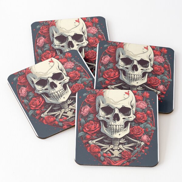 Item preview, Skull With Roses designed and sold by wplamkung.