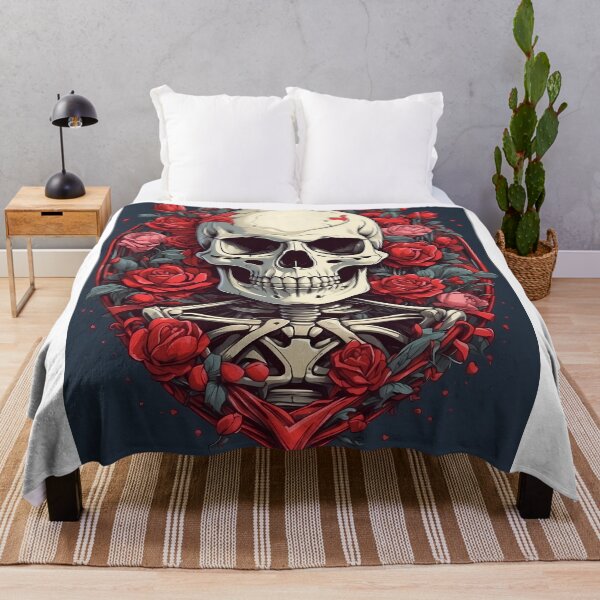 Item preview, Skull With Roses designed and sold by wplamkung.