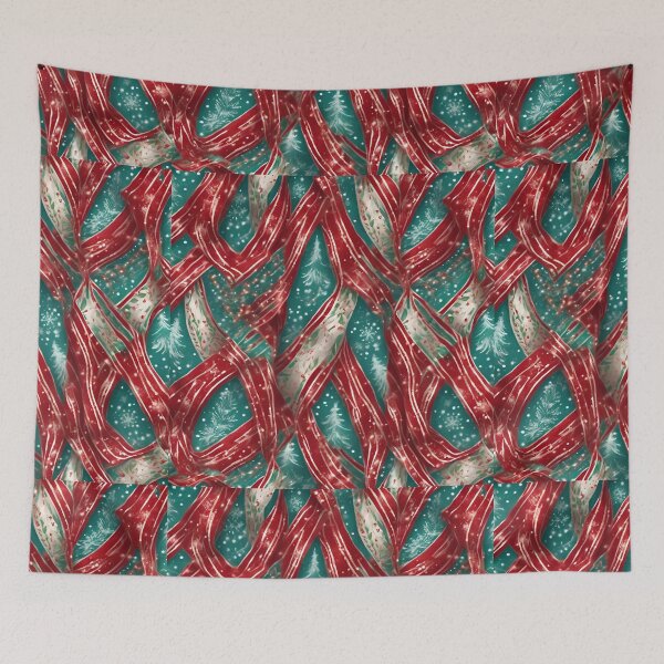 Item preview, Christmas Scarf Pattern designed and sold by DigiDreamyArt.