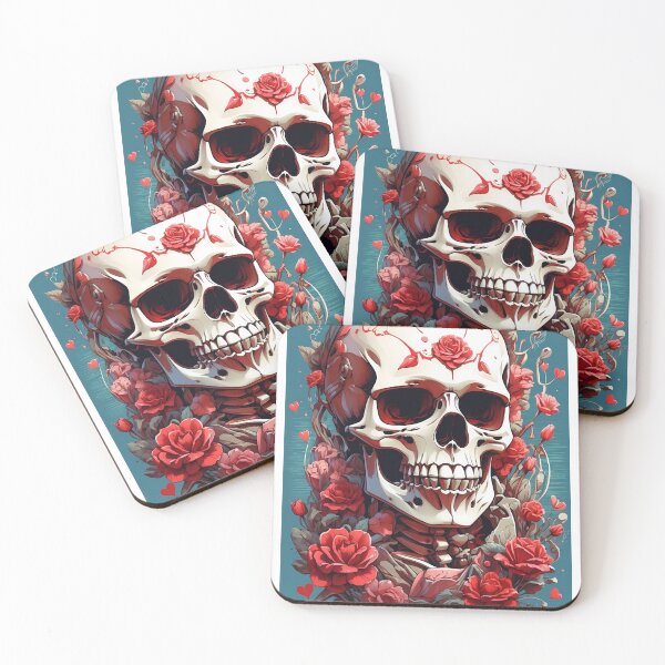 Item preview, Skull With Roses designed and sold by wplamkung.