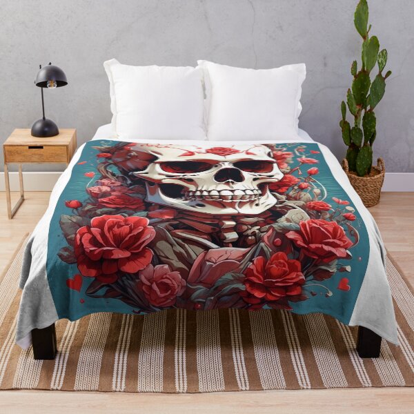 Item preview, Skull With Roses designed and sold by wplamkung.