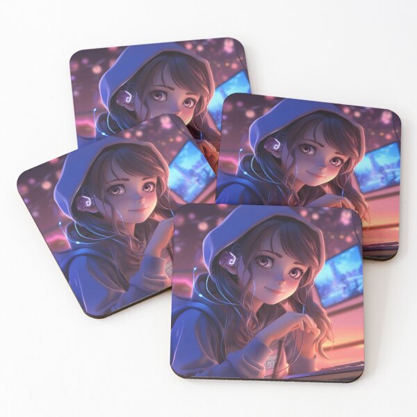 Item preview, Very Cute Streamer Gamer Anime Girl AI Artwork designed and sold by FRTcreative.