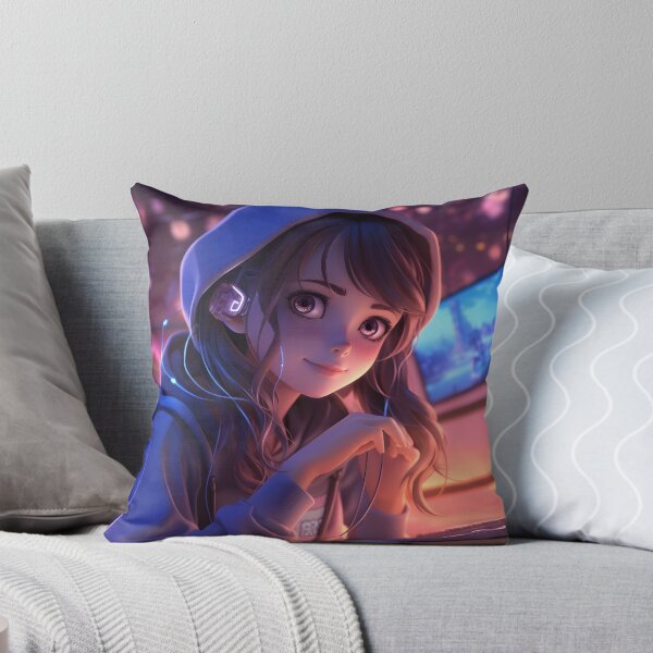 Item preview, Very Cute Streamer Gamer Anime Girl AI Artwork designed and sold by FRTcreative.