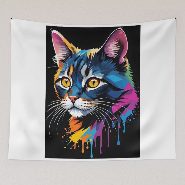 Item preview, Cat Geometric Graffiti Style designed and sold by NeilODonnell.