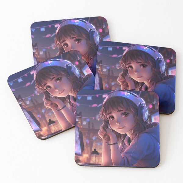 Item preview, Very Cute Streamer Gamer Anime Girl AI Artwork designed and sold by FRTcreative.