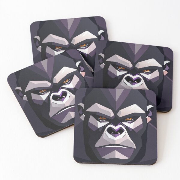 Item preview, GORILLA vector art designed and sold by 123JUST4U.