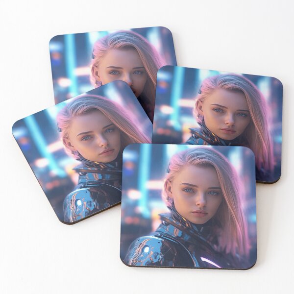 Item preview, lovely woman digital art future armor cyborg beautiful designed and sold by UILOVE.