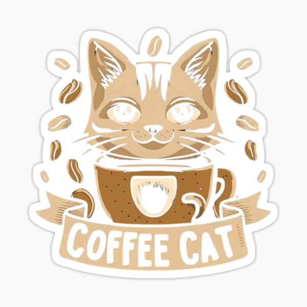 Item preview, Coffee Cat designed and sold by FlexYourMind.
