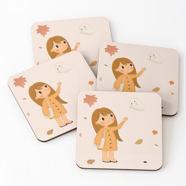 Item preview, A Girl and Her Ghostly Companion designed and sold by istoriadesign.