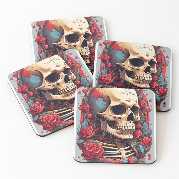 Item preview, Skull With Roses designed and sold by wplamkung.