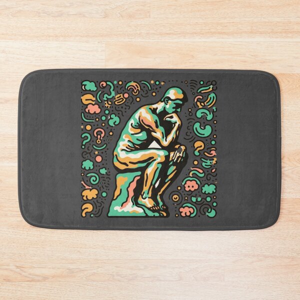 Item preview, The Thinker in a Psychedelic World designed and sold by sharon1210.