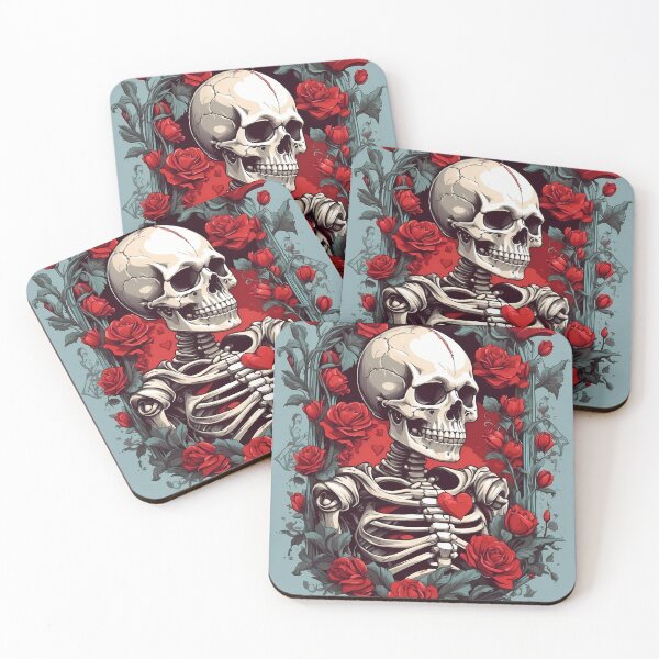 Item preview, Skull With Roses designed and sold by wplamkung.