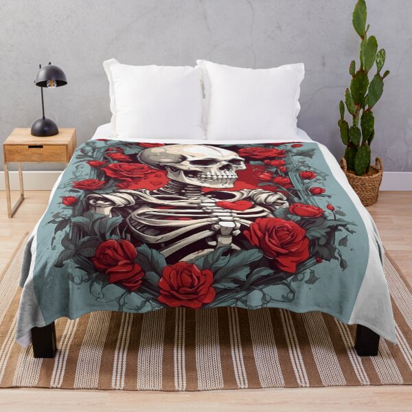 Item preview, Skull With Roses designed and sold by wplamkung.
