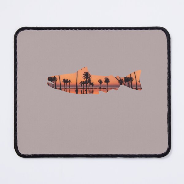 Item preview, Trout Silhouette Fly Fishing Beach designed and sold by Crea-mood.