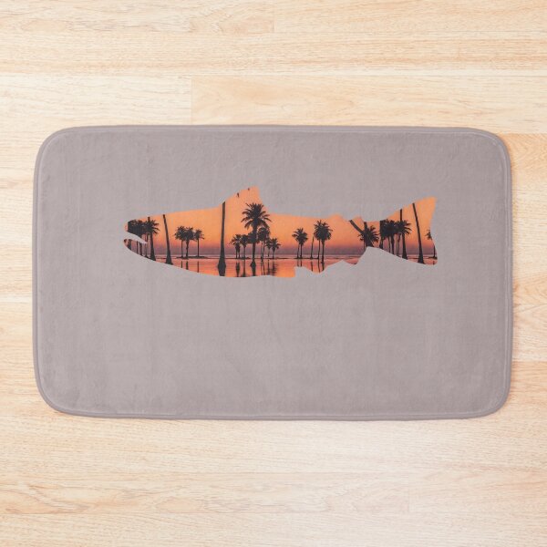 Item preview, Trout Silhouette Fly Fishing Beach designed and sold by Crea-mood.
