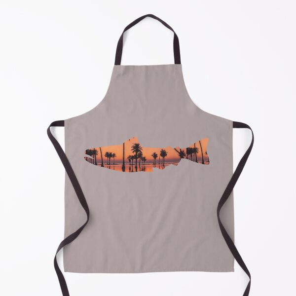 Item preview, Trout Silhouette Fly Fishing Beach designed and sold by Crea-mood.