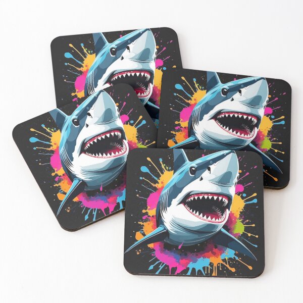 Item preview, Shark Geometric Graffiti Style designed and sold by NeilODonnell.
