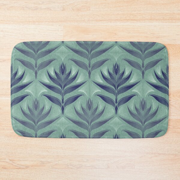 Item preview, Heleconia Linocut Block print - Garden Green designed and sold by Carina Parry Studios.