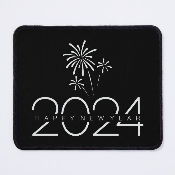 Item preview, 2024 Happy New Year Celebration Typography Design - Festive Holiday Art designed and sold by Gayan-Art.