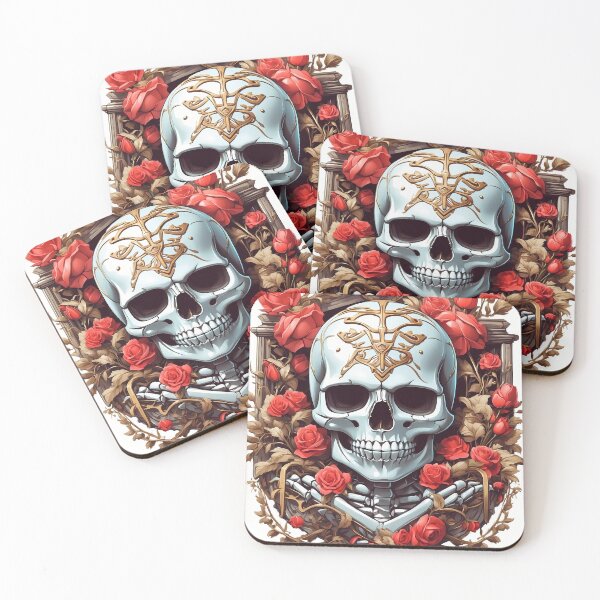 Item preview, Skull With Roses designed and sold by wplamkung.