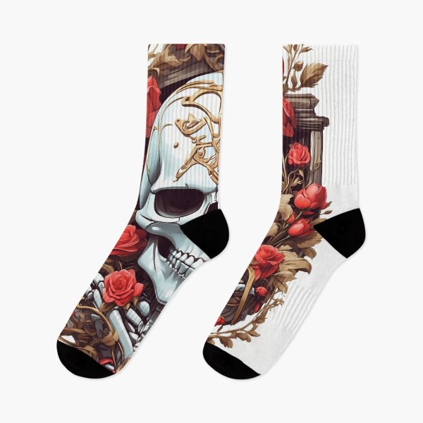 Item preview, Skull With Roses designed and sold by wplamkung.