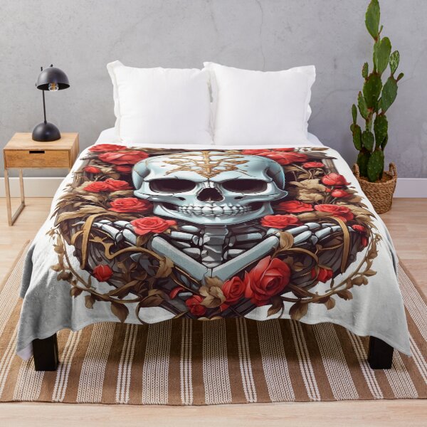 Item preview, Skull With Roses designed and sold by wplamkung.