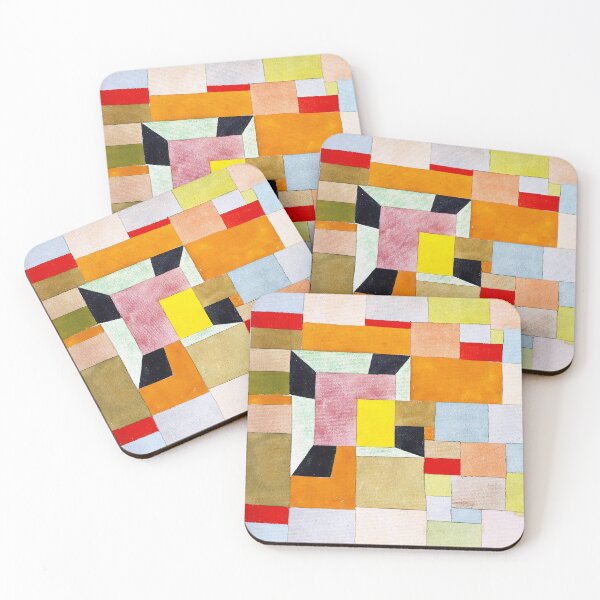 Item preview, HD. Split color squares, by Paul Klee designed and sold by MINDTHECHERRY.