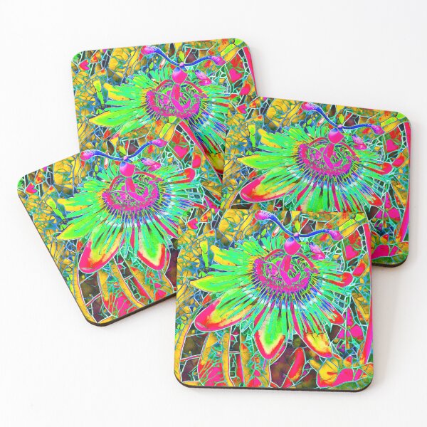 Item preview, Passion Fruit Flower Abstraction designed and sold by Marco Sales.