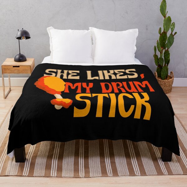Item preview, She Likes My Drum Stick Cool Chickens designed and sold by MrMedy.