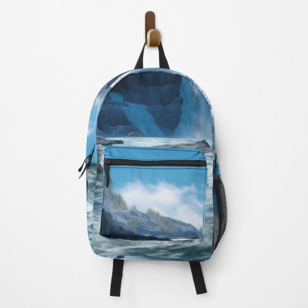 Item preview, Unique Artwork Amazing Landscapes Waterfalls Photorealistic Oil Painting A926-17 designed and sold by MPCFICTION.