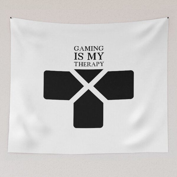Item preview, Therapy funny gamer gaming control pad symbol graphic icon designed and sold by AndreMi.