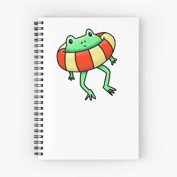 Item preview, Frog in a life preserver designed and sold by jazzydevil.