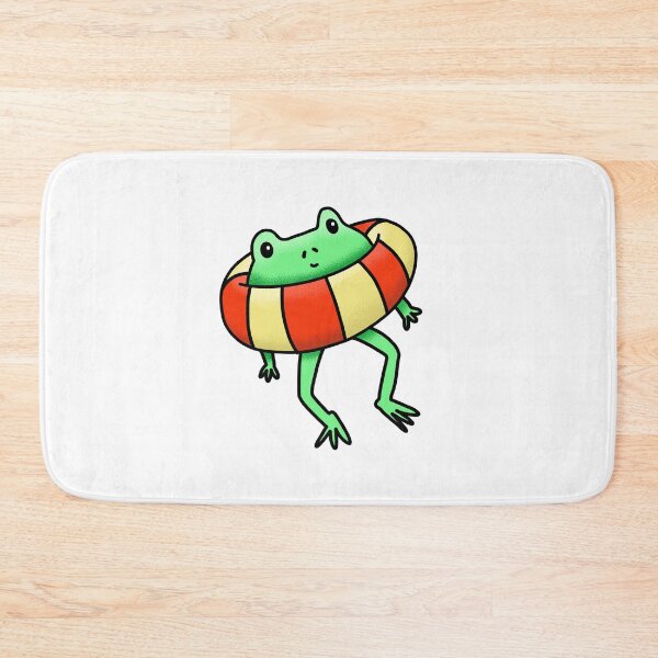 Item preview, Frog in a life preserver designed and sold by jazzydevil.