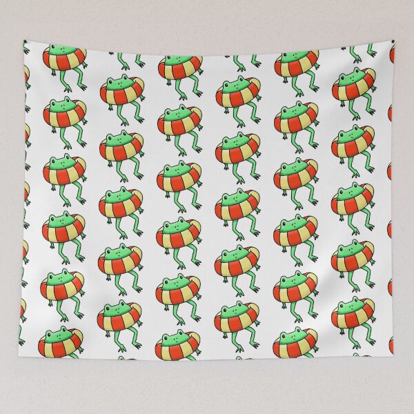 Item preview, Frog in a life preserver designed and sold by jazzydevil.