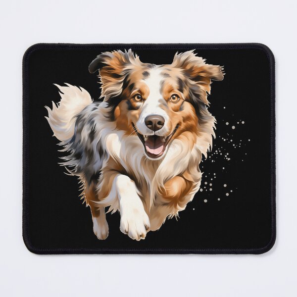 Item preview, Copy of Cute australian shepherd dog breed running illustration designed and sold by NBSStore.