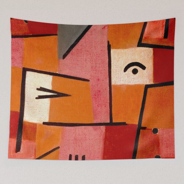 Item preview, HD. Looking at Red, by Paul Klee designed and sold by MINDTHECHERRY.
