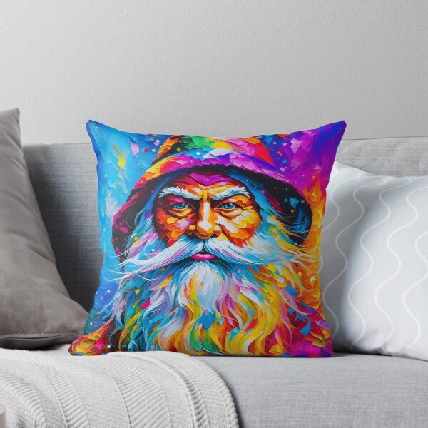 Item preview, Acrylic painting Santa Claus with Christmas Hat  designed and sold by Trendsecne.