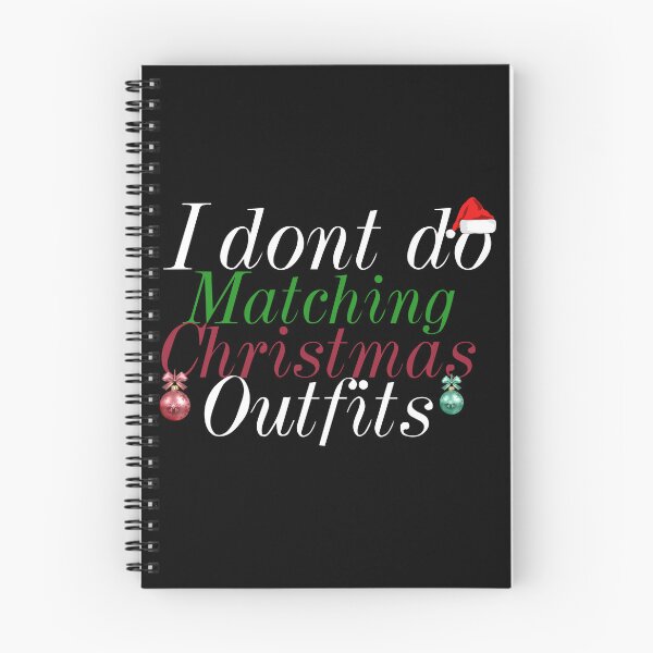 Item preview, I don't do matching christmas outfits designed and sold by leicha.