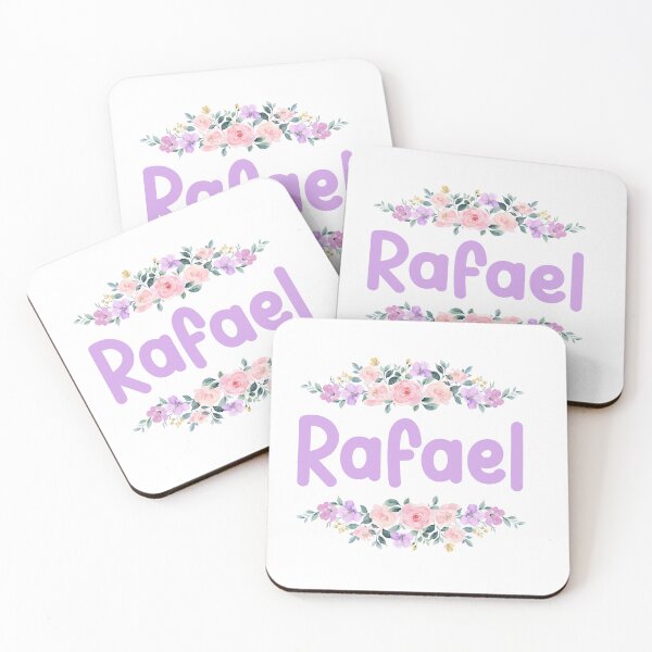Item preview, Purple Flower Rafael Name Label designed and sold by NormadWorld.