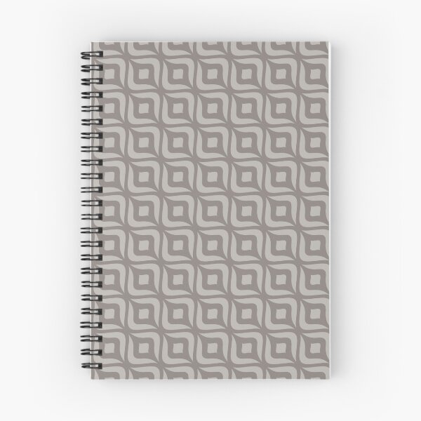 Item preview, Taupe Mocha Gray Diagonal Waves Loops Elegance Neutral Abstract Art Bauhaus Contemporary Interior Pattern designed and sold by PenguinForests.