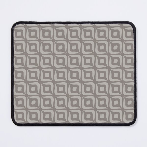 Item preview, Taupe Mocha Gray Diagonal Waves Loops Elegance Neutral Abstract Art Bauhaus Contemporary Interior Pattern designed and sold by PenguinForests.
