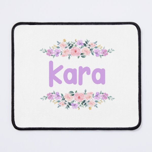 Item preview, Purple Flower Kara Name Label designed and sold by NormadWorld.