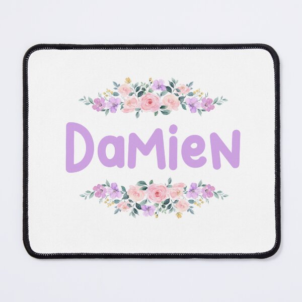Item preview, Purple Flower Damien Name Label designed and sold by NormadWorld.