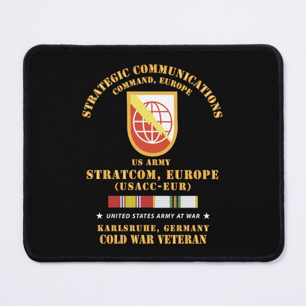 Item preview, Army - SSI, USA STRATCOM, EUR, Karlsruhe, Germany w COLD SVC X 300 designed and sold by Military Insignia Products.