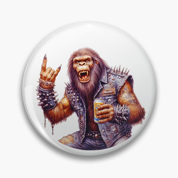 Item preview, Heavy metal primates designed and sold by The-Wild-Side.
