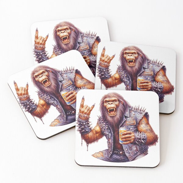 Item preview, Heavy metal primates designed and sold by The-Wild-Side.