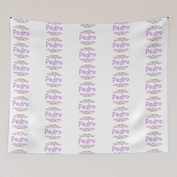 Item preview, Purple Flower Pedro Name Label designed and sold by NormadWorld.