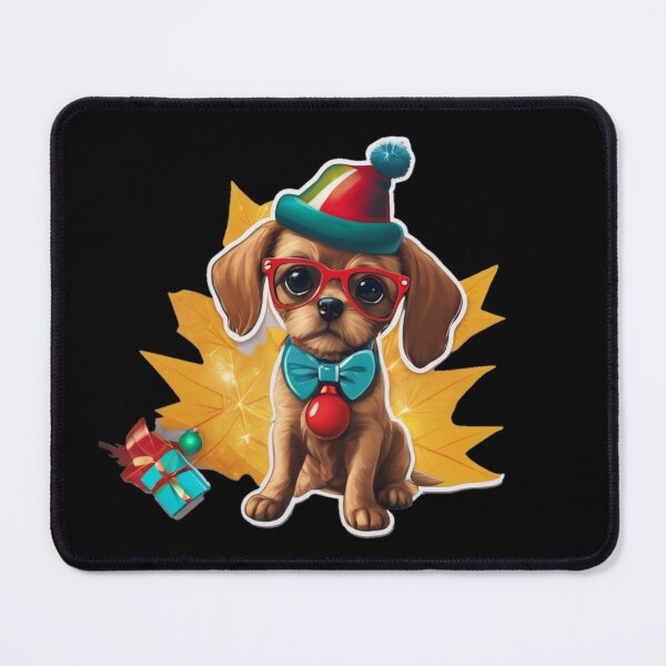 Item preview, Dog wish you Merry Christmas designed and sold by Coollzone.